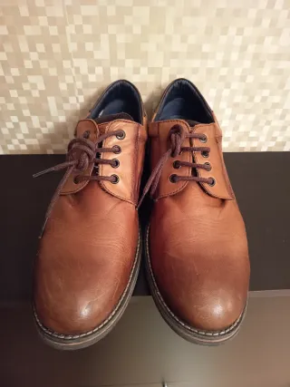 Zapatos Fluchos Marrones Hombre