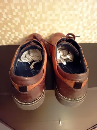 Zapatos Fluchos Marrones Hombre