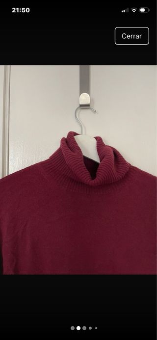 Jersey Massimo Dutti Burdeos Talla XS