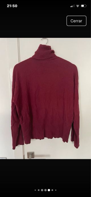 Jersey Massimo Dutti Burdeos Talla XS