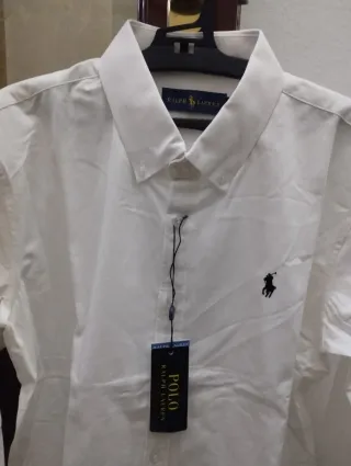 Camisa Polo Ralph Lauren Blanca