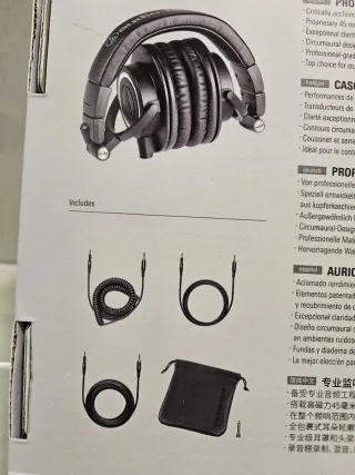 Audio-Technica ATH-M50x Auriculares Negros