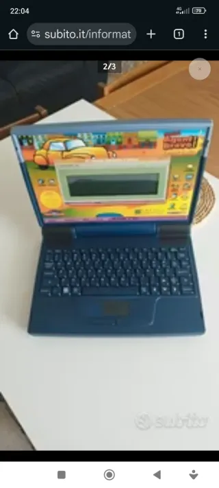 Computer Wallatech Arancione e blu