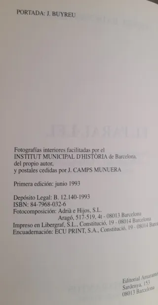 El Paral·lel (1a ed. 1993)