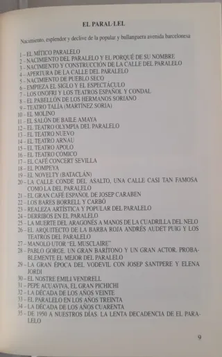 El Paral·lel (1a ed. 1993)