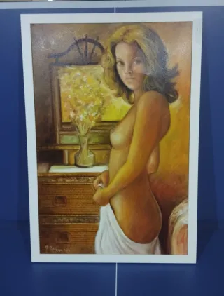 CUADRO DESNUDO PACO ROLDAN