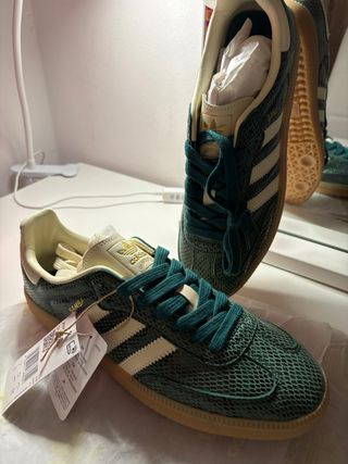 Adidas Samba OG Verde/Beige