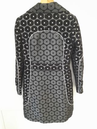 Abrigo vintage geométrico talla S
