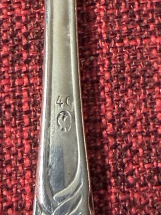 Antiguas Cucharillas y Tenedores Alpaca