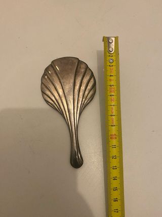 Espejo de mano vintage metal y cristal