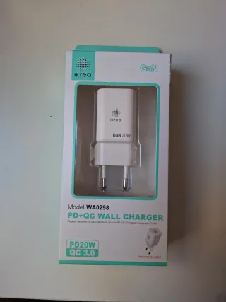 Cargador Ikrea PD+QC 20W WA0298