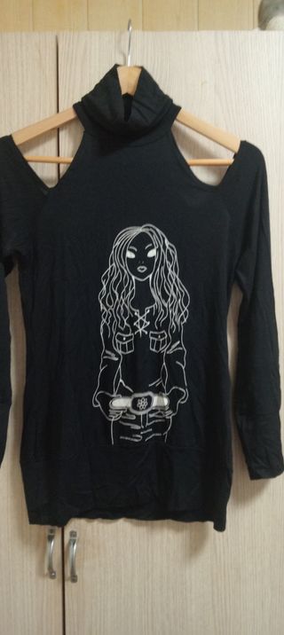 Camiseta mujer manga larga