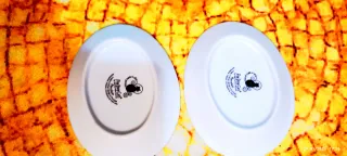 2 Xícaras de Cafézinhos, com Pires Cerâmica