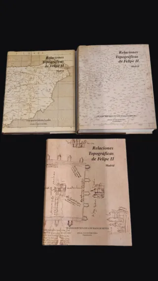 Relaciones Topográficas de Felipe II 3 volúmenes