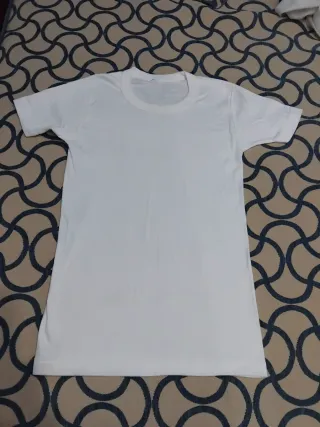 Pack 2 Camisetas Interiores Manga Corta Blancas