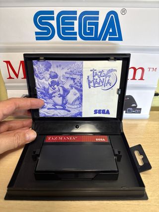 Tazmania SEGA Master System Caja Manual Cartucho