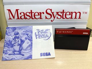 Tazmania SEGA Master System Caja Manual Cartucho