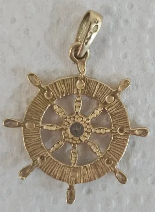 Colgante Oro 18k con Brillante