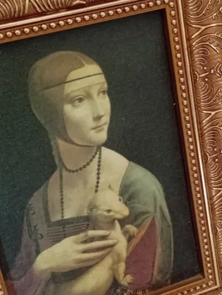 Quadro Dama con ermellino