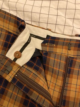 Pantalones de cuadros Zara