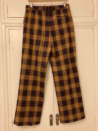 Pantalones de cuadros Zara