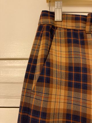 Pantalones de cuadros Zara