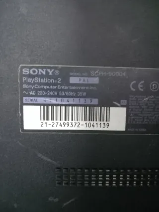 Consola PS2 Sony Negra + Mando