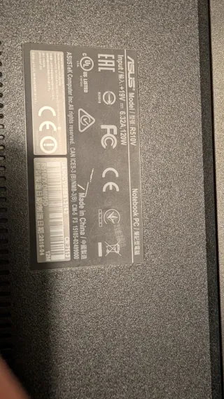 Portátil ASUS R510V 15 pulgadas 12GB RAM i7