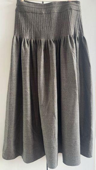 Falda Massimo Dutti gris talla 38
