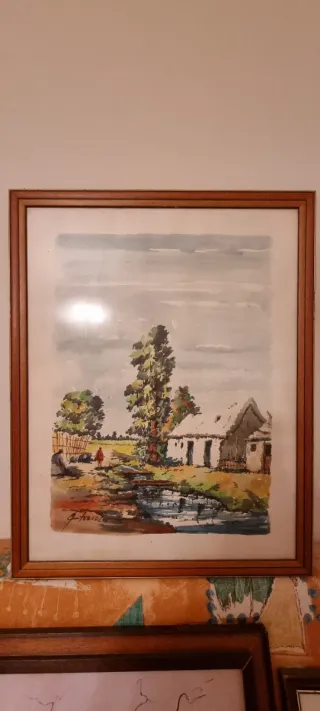 Lote 4 Cuadros Pintura Decoración Hogar