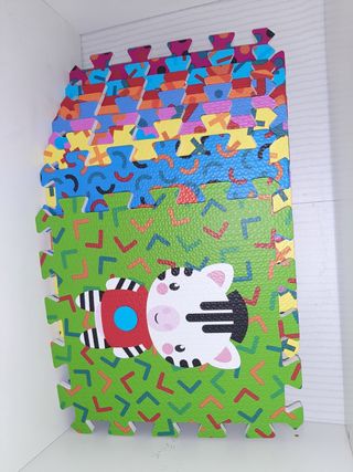 Alfombra puzzle infantil animales bebés nuevo
