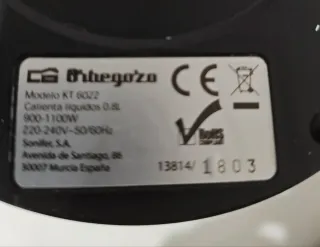 Hervidor Orbegozo KT 6022