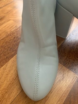 Stivaletti Bershka grigi tacco 8 cm