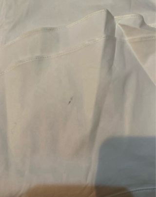 Top blanco volantes Zara