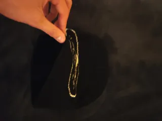 Cappellino invernale drip nero e bianco