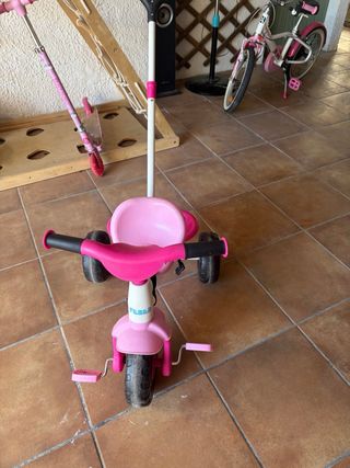 Triciclo infantil rosa