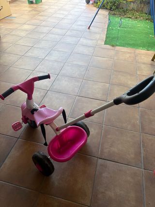 Triciclo infantil rosa
