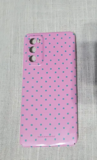 Funda Samsung S20 FE Rosa Lunares