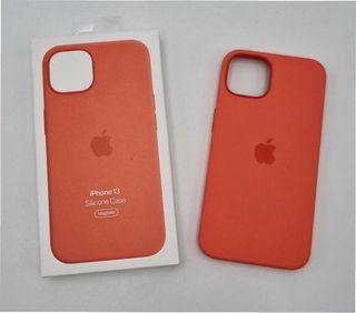 Funda iPhone 13 Silicona MagSafe Original Naranja