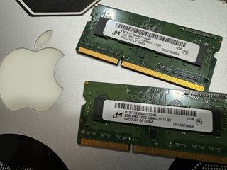 2x Micron 4GB DDR3 RAM PC3-12800S