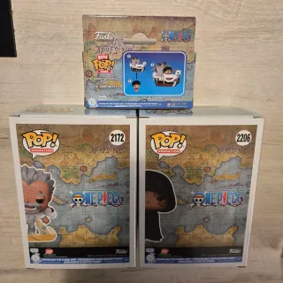Funko Pop One Piece: Garp, Dragon, Luffy & Merry