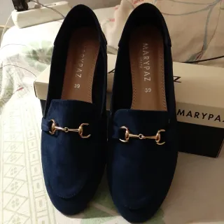 Zapatos Marypaz Talla 39 Azul Marino