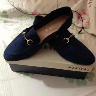 Zapatos Marypaz Talla 39 Azul Marino