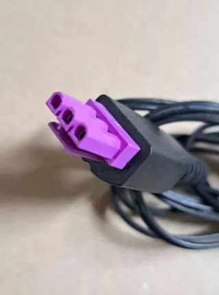 Cable alimentación y cartuchos tinta impresora HP