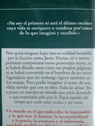 NEGRA ESPALDA del TIEMPO