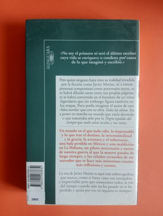 NEGRA ESPALDA del TIEMPO