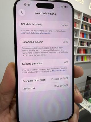 iPhone 15 Pro 128GB 88% Salud