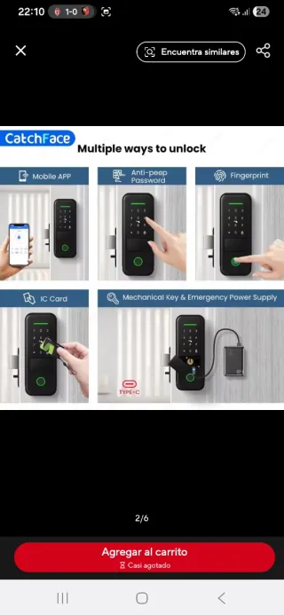 Cerradura Inteligente TTLock Jardín casa garaje