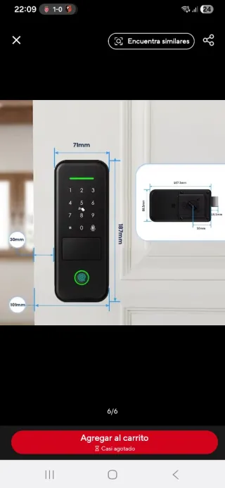 Cerradura Inteligente TTLock Jardín casa garaje