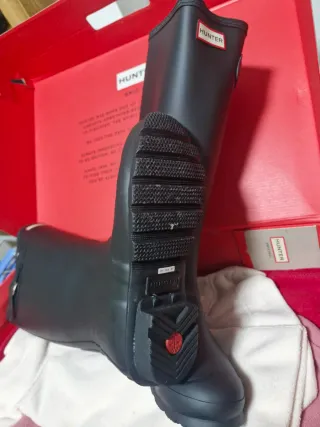 Botas de agua Hunter Negras + 3 pares calcetines